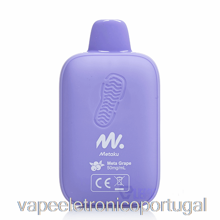 Vape Eletrônico Metaku Moonwalk 9000 Descartável Meta Grape